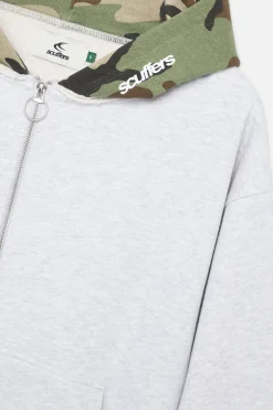 Scuffers Hoodies^Mask Light Grey Zipper