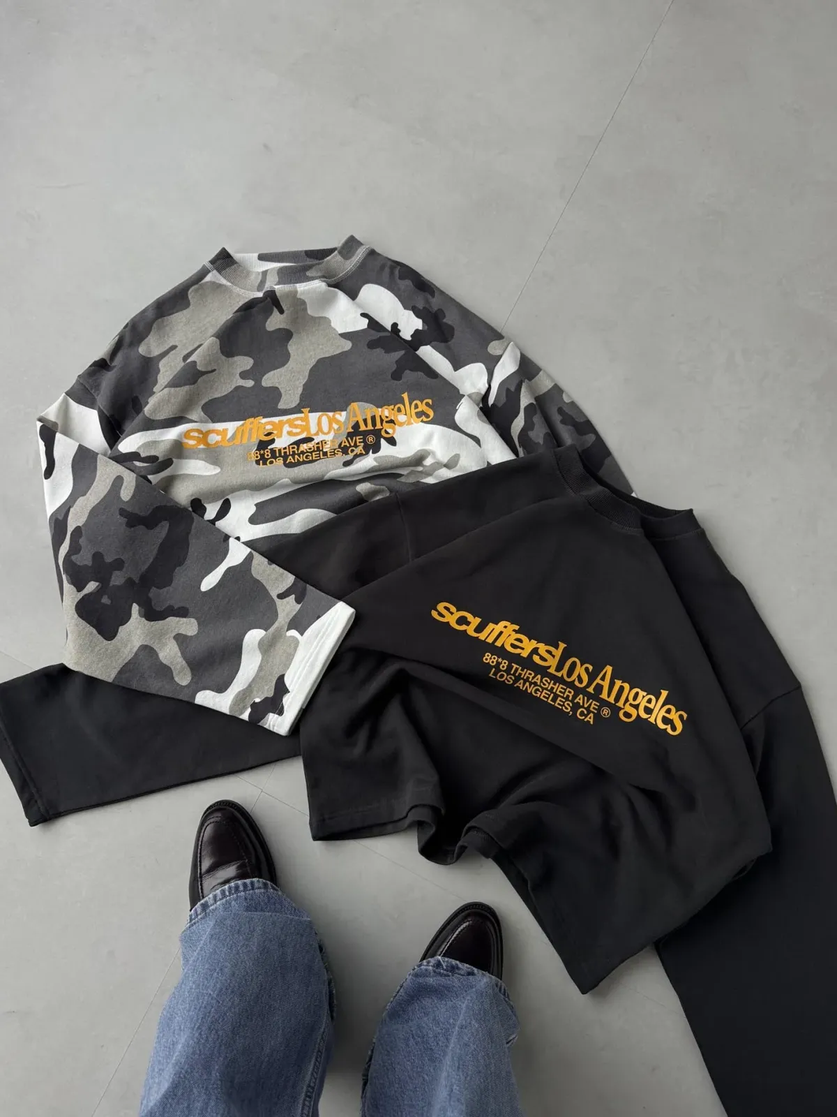 Scuffers Crewneck^9MM Camo Sweatshirt