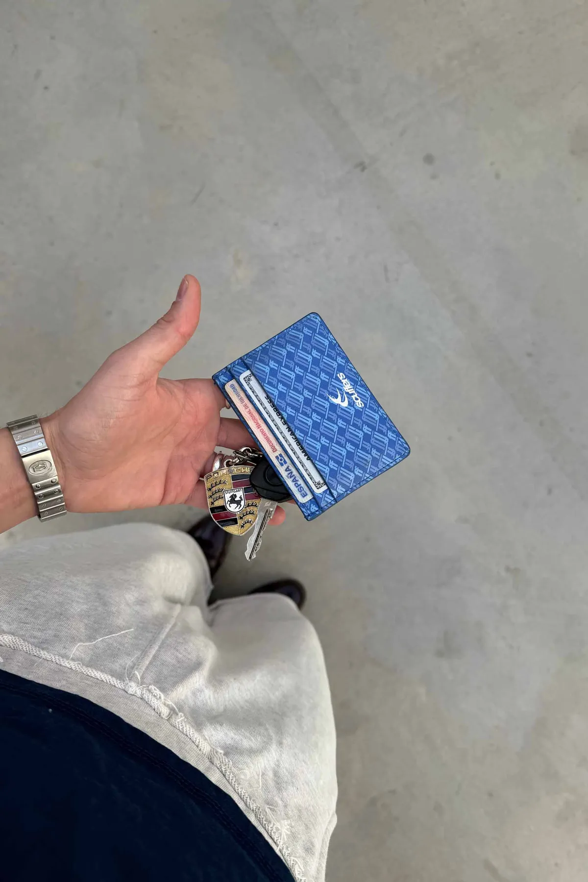 Scuffers Wallets^Monogram Blue Wallet