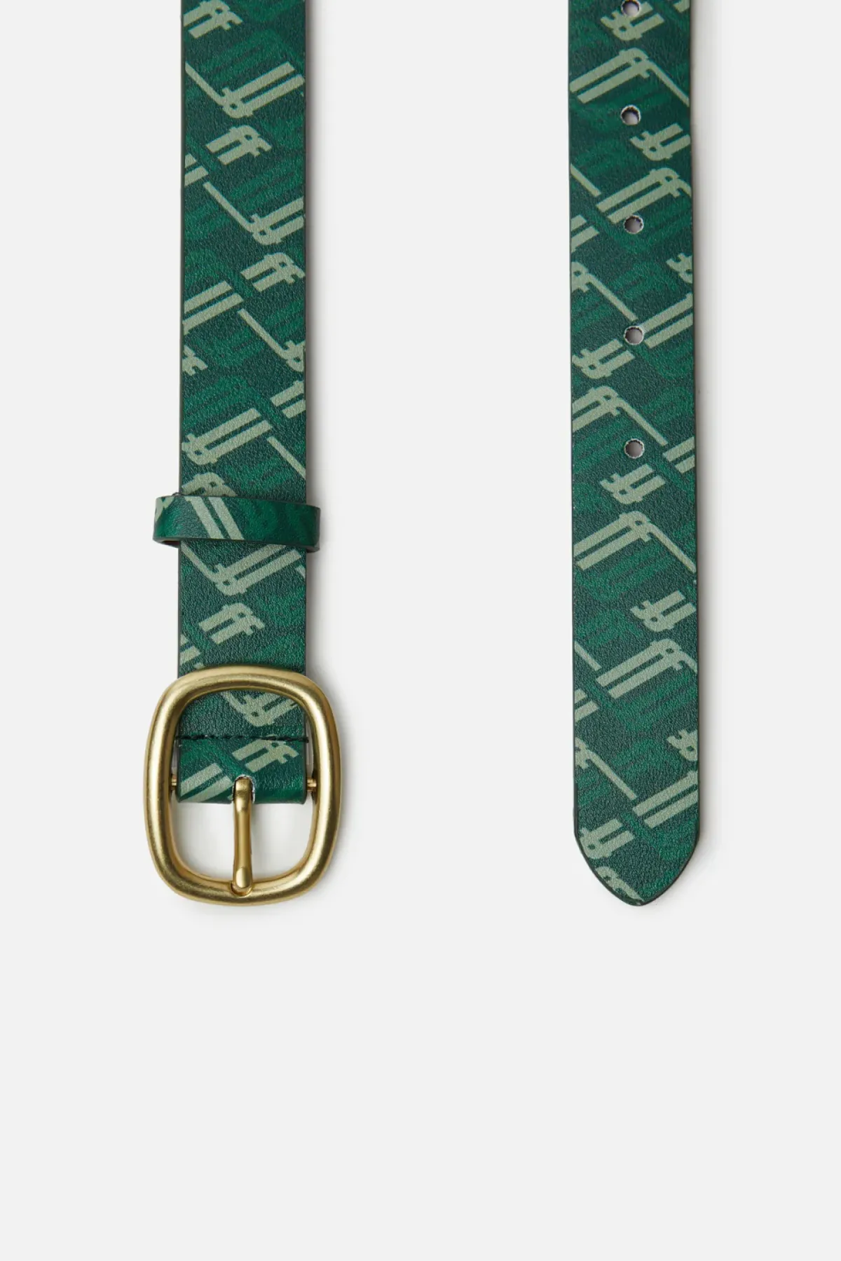 Scuffers Belts^Monogram Green Belt