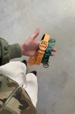 Scuffers Belts^Monogram Green Belt