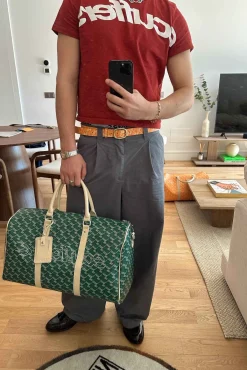 Scuffers Bags^Monogram Green Duffle Bag