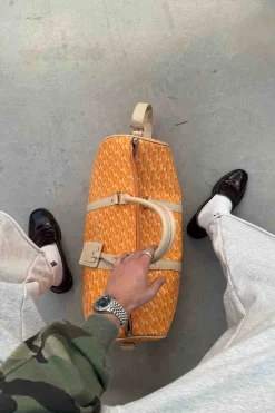 Scuffers Bags^Monogram Yellow Duffle Bag