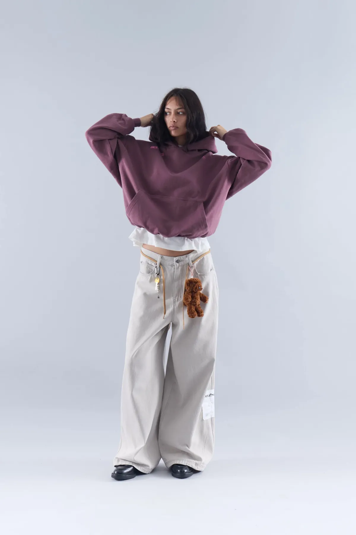 Scuffers Hoodies^Motor Studios Burgundy Hoodie