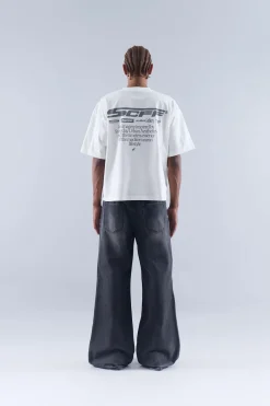 Scuffers T-shirts^Motor Studios Ecru T-Shirt