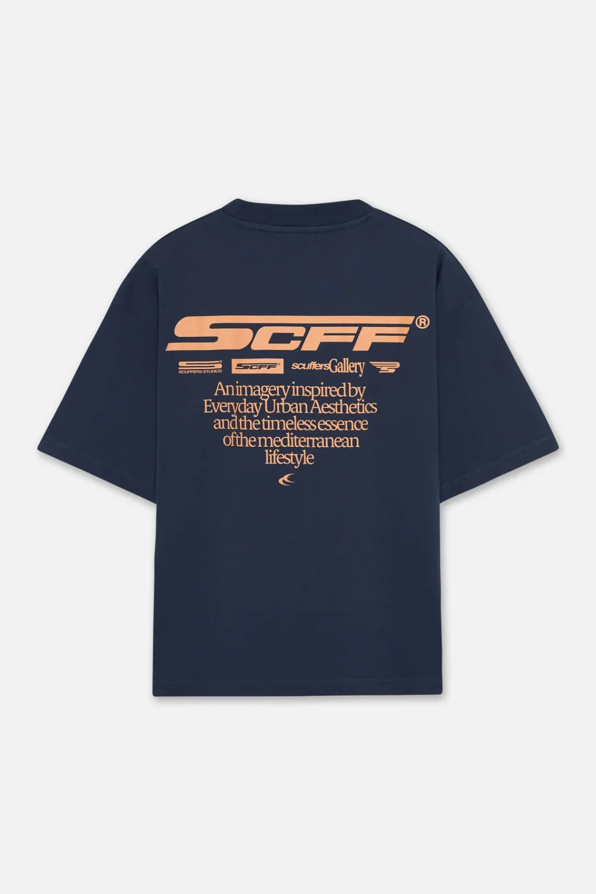 Scuffers T-shirts^Motor Studios Navy Blue T-Shirt