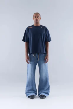 Scuffers T-shirts^Motor Studios Navy Blue T-Shirt