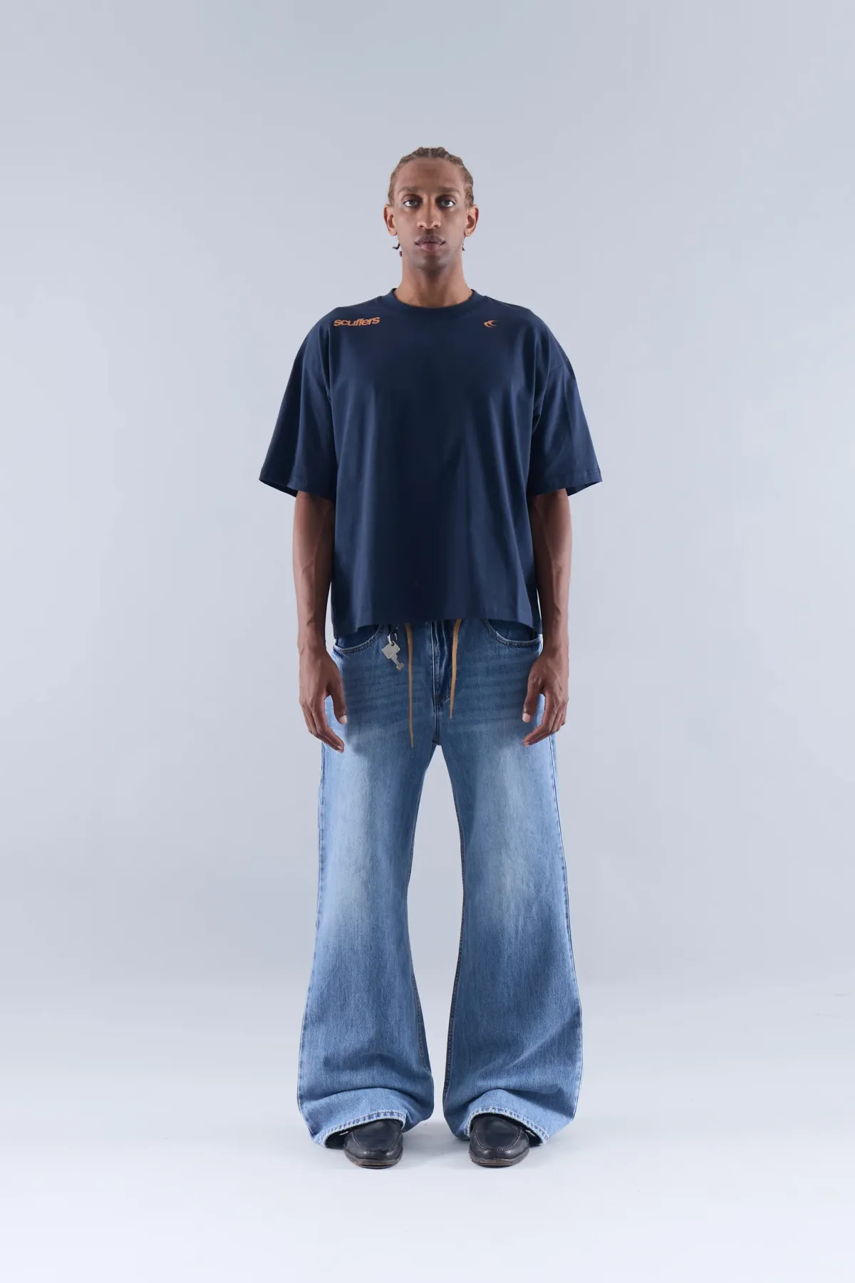 Scuffers T-shirts^Motor Studios Navy Blue T-Shirt