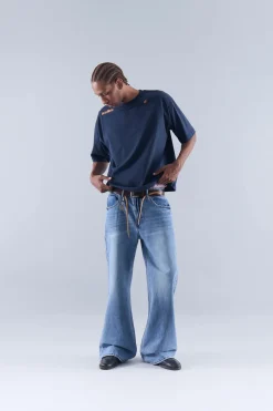 Scuffers T-shirts^Motor Studios Navy Blue T-Shirt