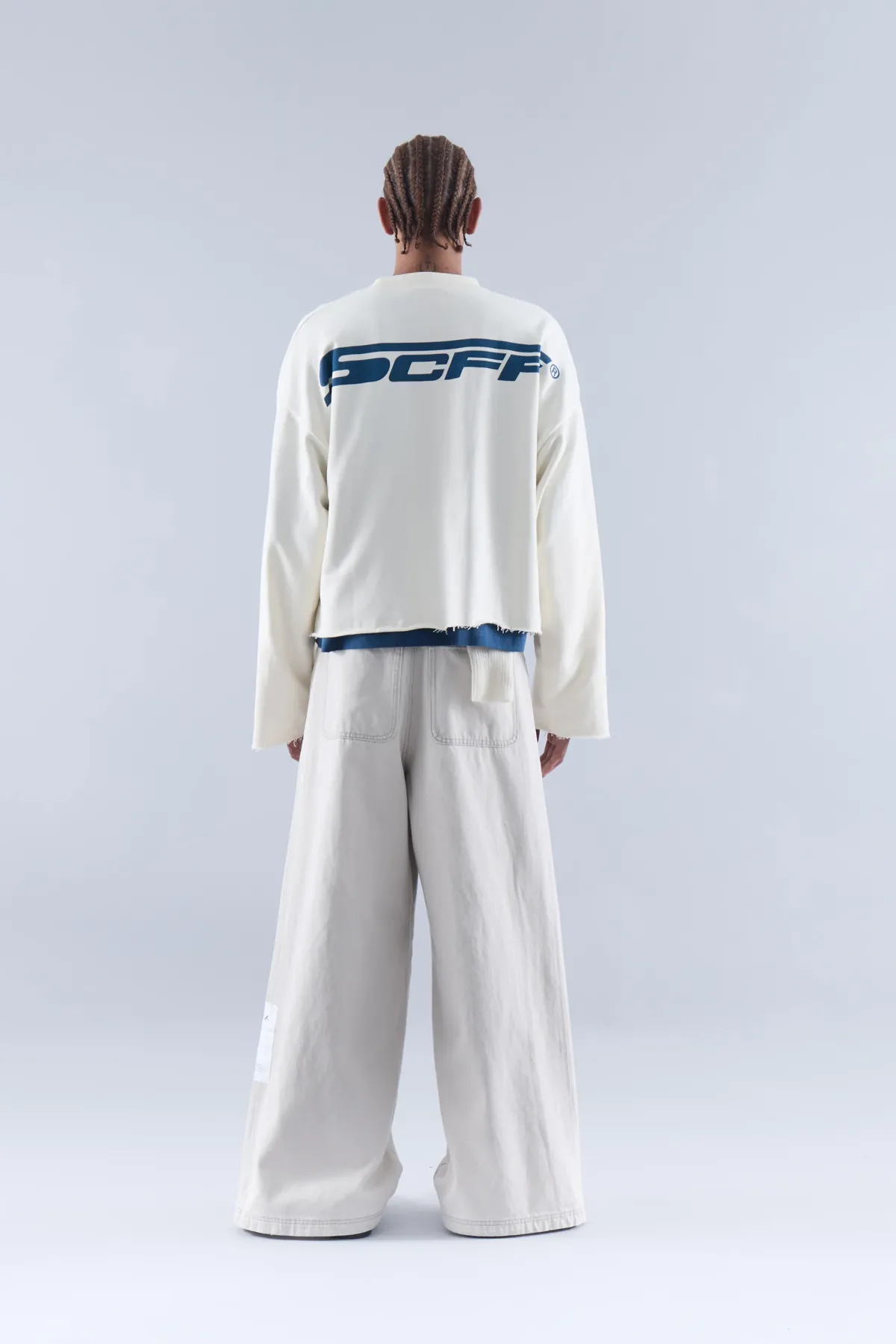 Scuffers Crewneck^Nascar Ecru Sweatshirt
