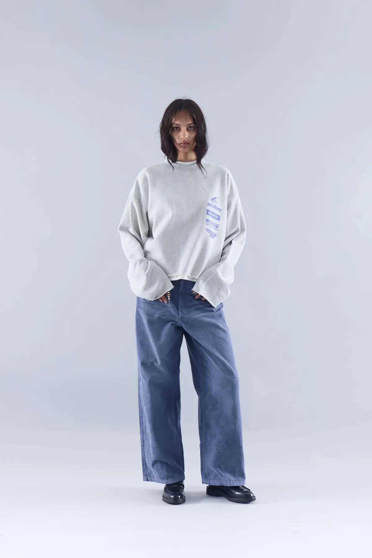 Scuffers Crewneck^Nascar grey Sweatshirt