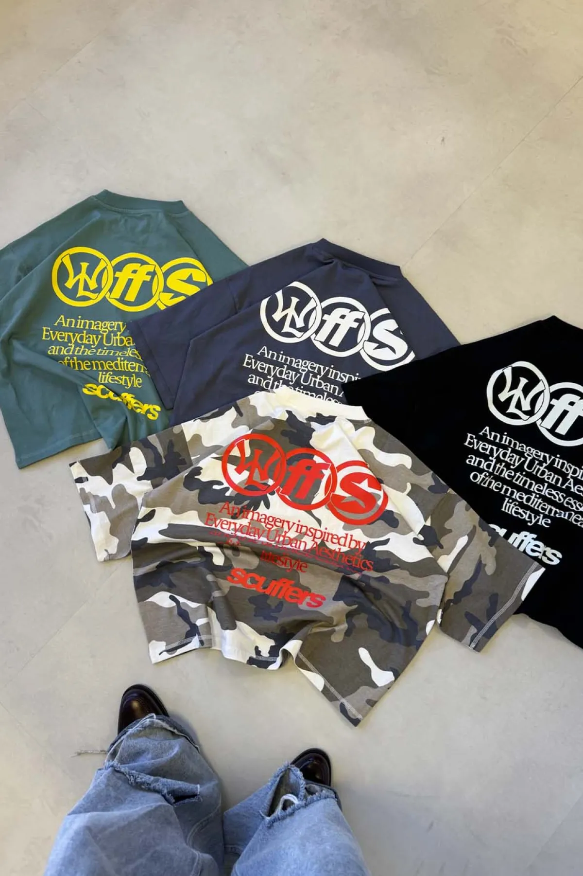 Scuffers T-shirts^New Age Camo T-Shirt