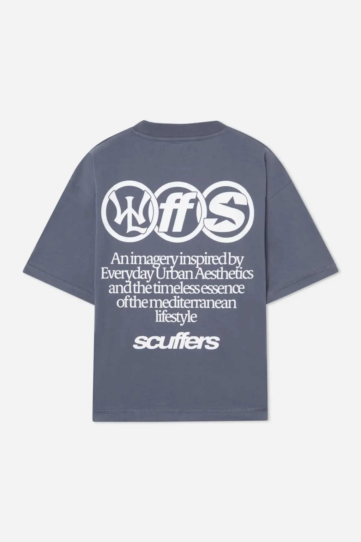 Scuffers T-shirts^New Age Dusty Blue T-Shirt