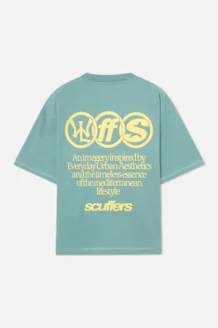 Scuffers T-shirts^New Age Light Green T-Shirt