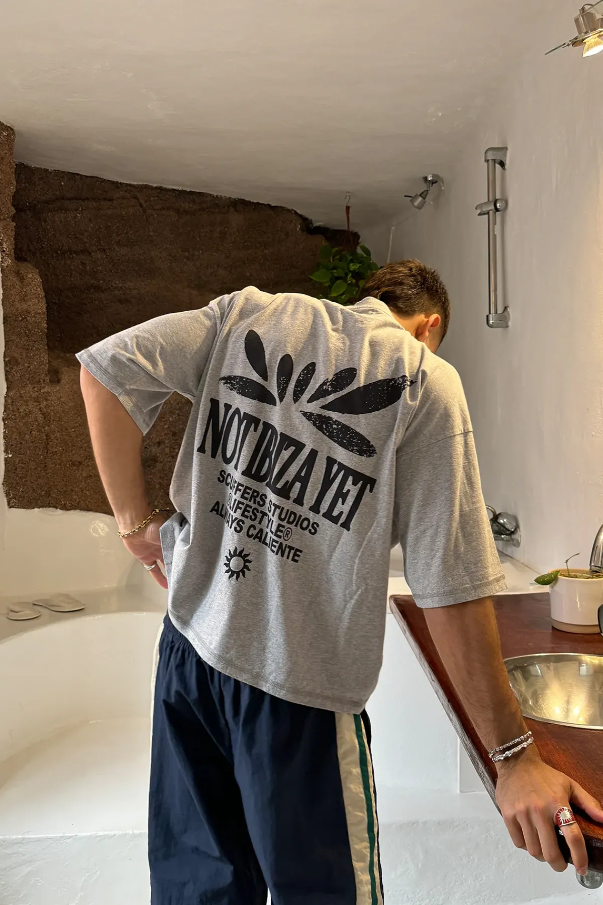 Scuffers T-shirts^Not Ibiza light Grey T-shirt