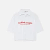 Scuffers Shirts & Polos^Not LA Yet Ecru Pinstripe Shirt