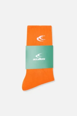 Scuffers Socks^Orange Print Socks