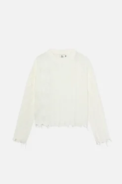 Scuffers Knitwear^Oversized White Trench Jersey