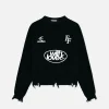 Scuffers Knitwear^Paris Black Jersey