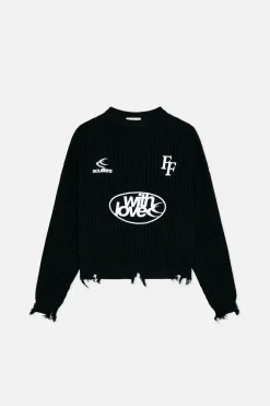 Scuffers Knitwear^Paris Black Jersey