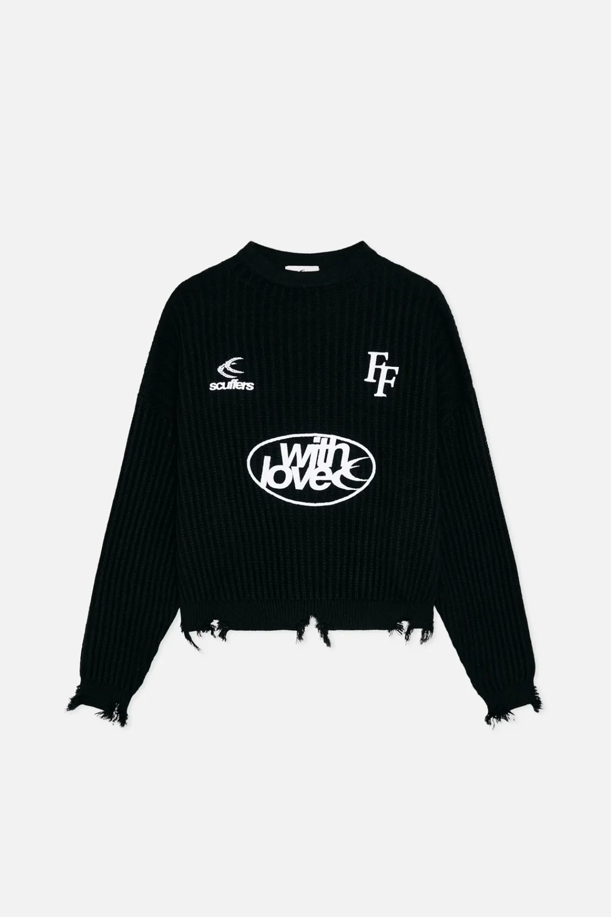 Scuffers Knitwear^Paris Black Jersey