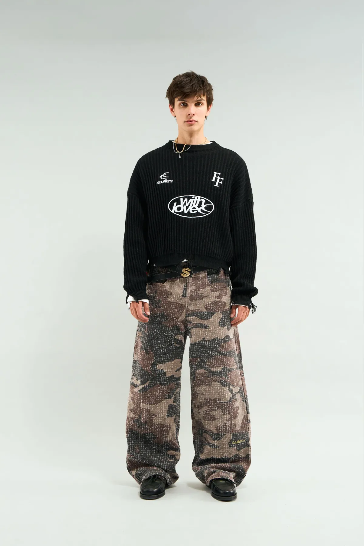 Scuffers Knitwear^Paris Black Jersey