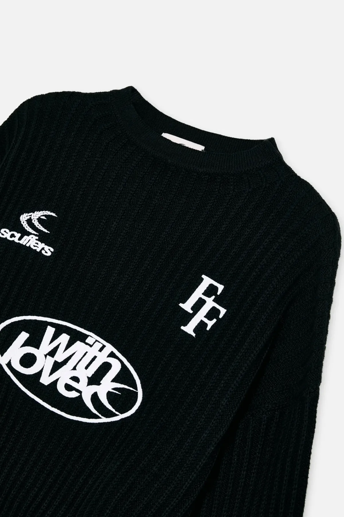 Scuffers Knitwear^Paris Black Jersey