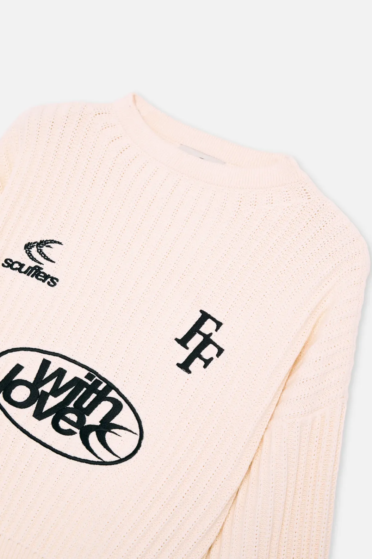 Scuffers Knitwear^Paris Ecru Jersey