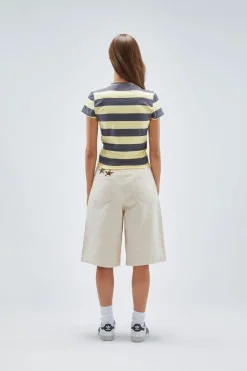Scuffers Tops | T-shirts^Paris Yellow Striped Top