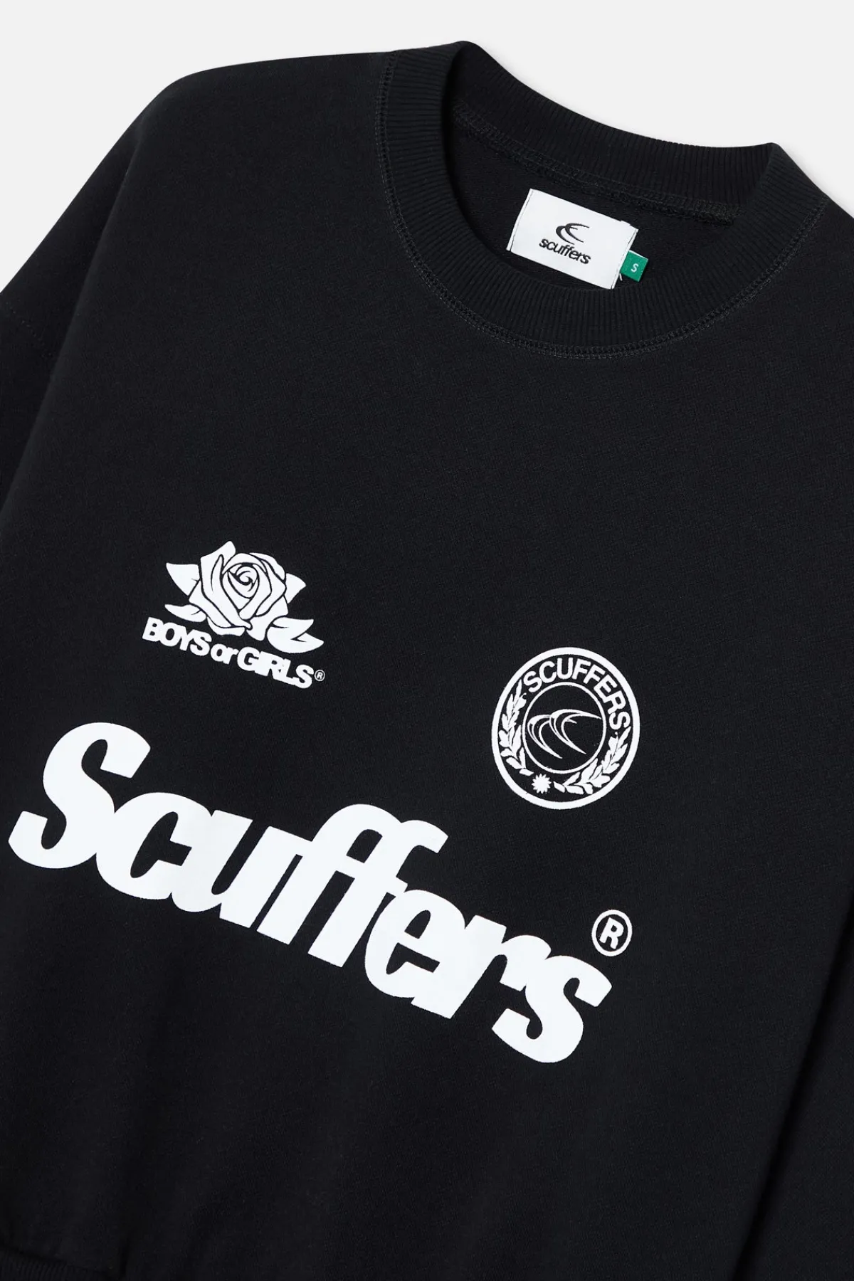 Scuffers Crewneck^Pearl Black Crewneck