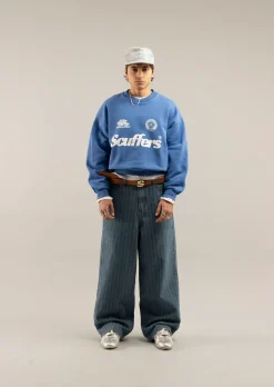 Scuffers Crewneck^Pearl Royal Blue Crewneck