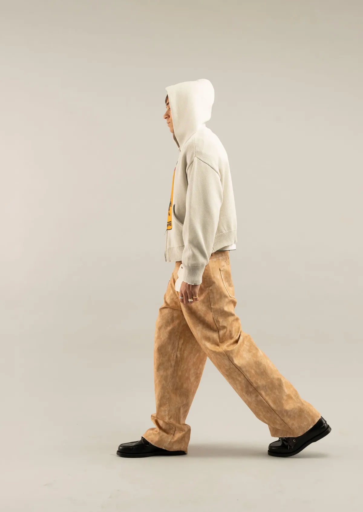 Scuffers Knitwear^Rarri Ecru Knit Zipper