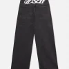 Scuffers Pants & Sweatpants^Ripped Oversized Washed Black Jeans