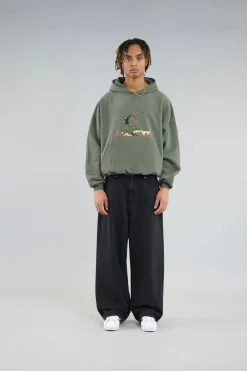 Scuffers Hoodies^Safari Green Hoodie