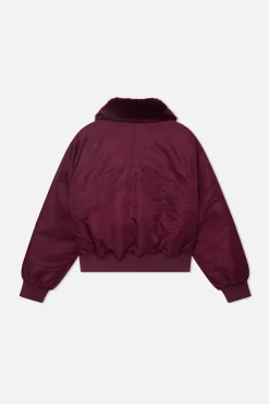 Scuffers Outerwear^SCFF Burgundy Bomber Jacket