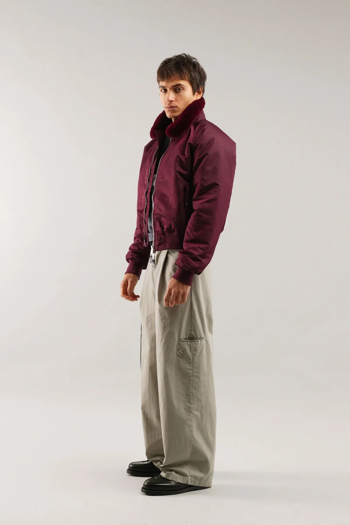 Scuffers Outerwear^SCFF Burgundy Bomber Jacket