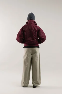 Scuffers Outerwear^SCFF Burgundy Bomber Jacket