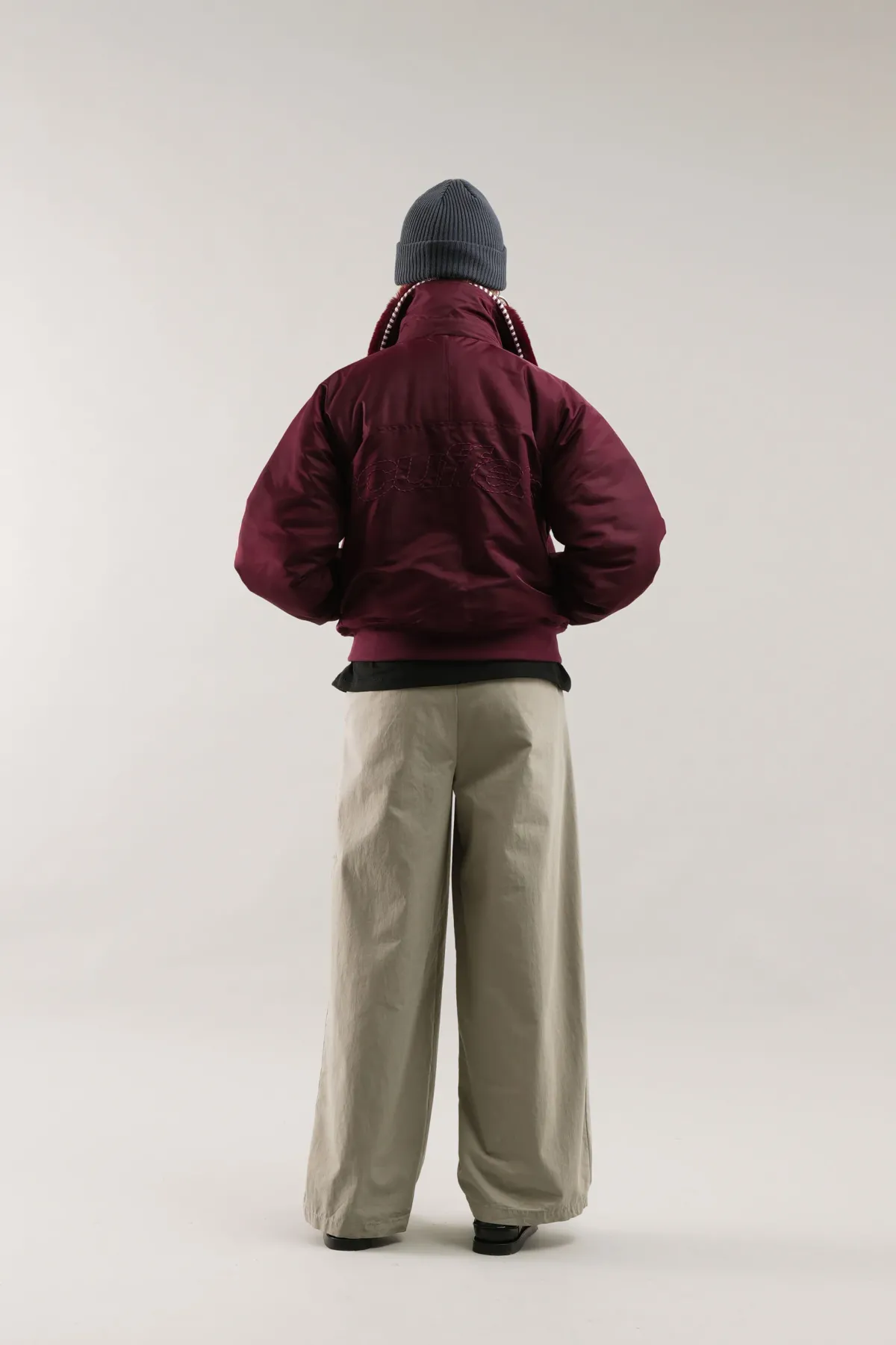 Scuffers Outerwear^SCFF Burgundy Bomber Jacket