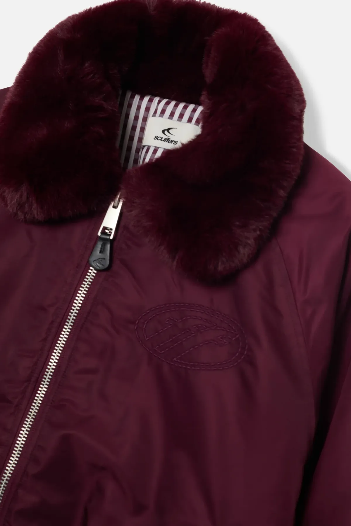 Scuffers Outerwear^SCFF Burgundy Bomber Jacket
