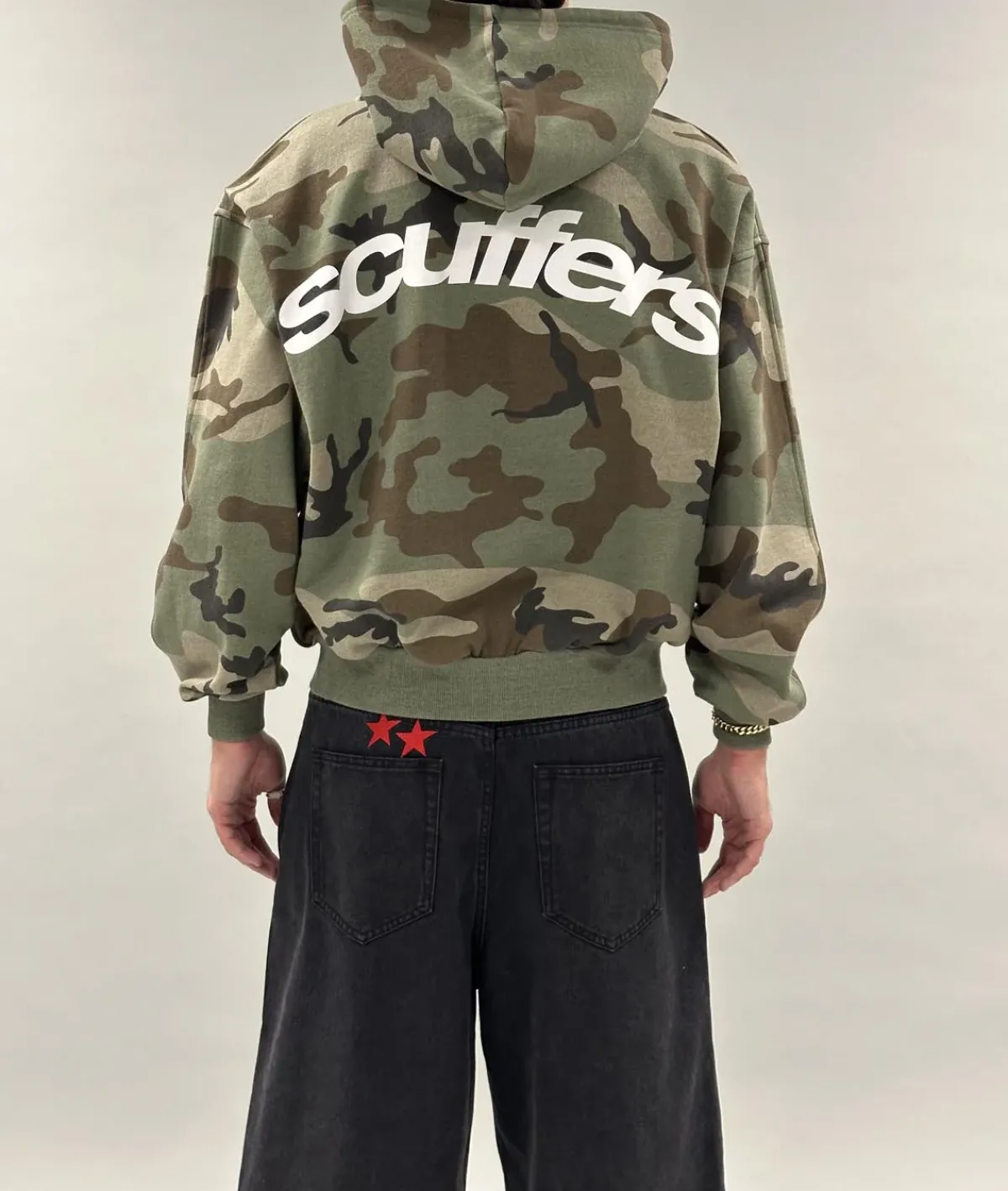 Scuffers Hoodies^SCFF Camo Zipper