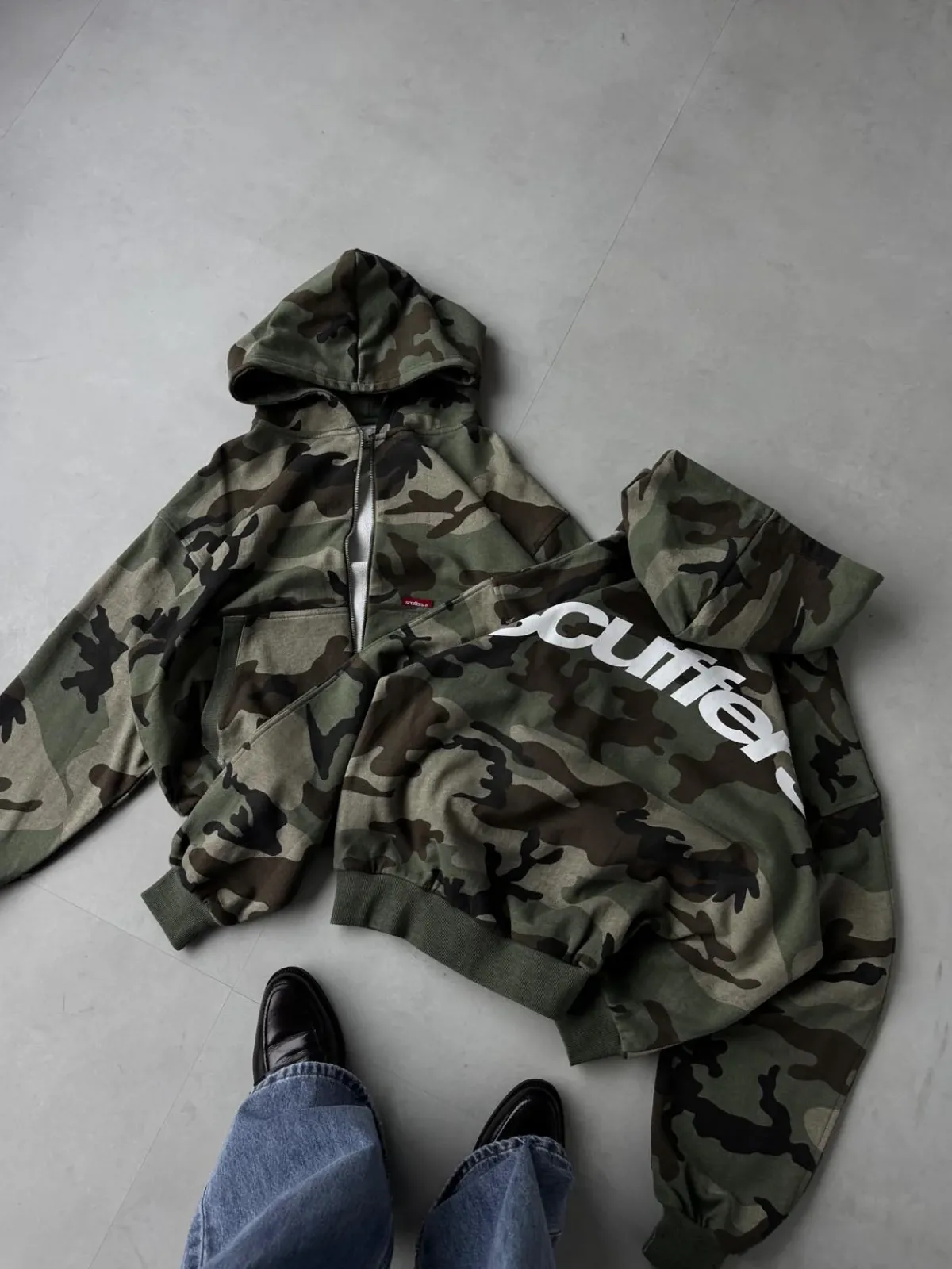 Scuffers Hoodies^SCFF Camo Zipper