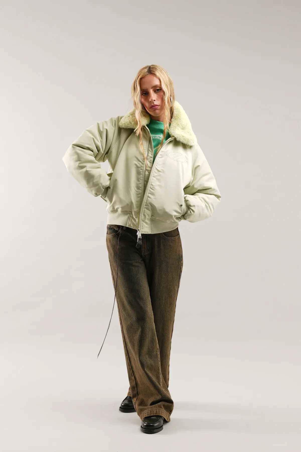 Scuffers Outerwear^SCFF Green Mint Bomber Jacket