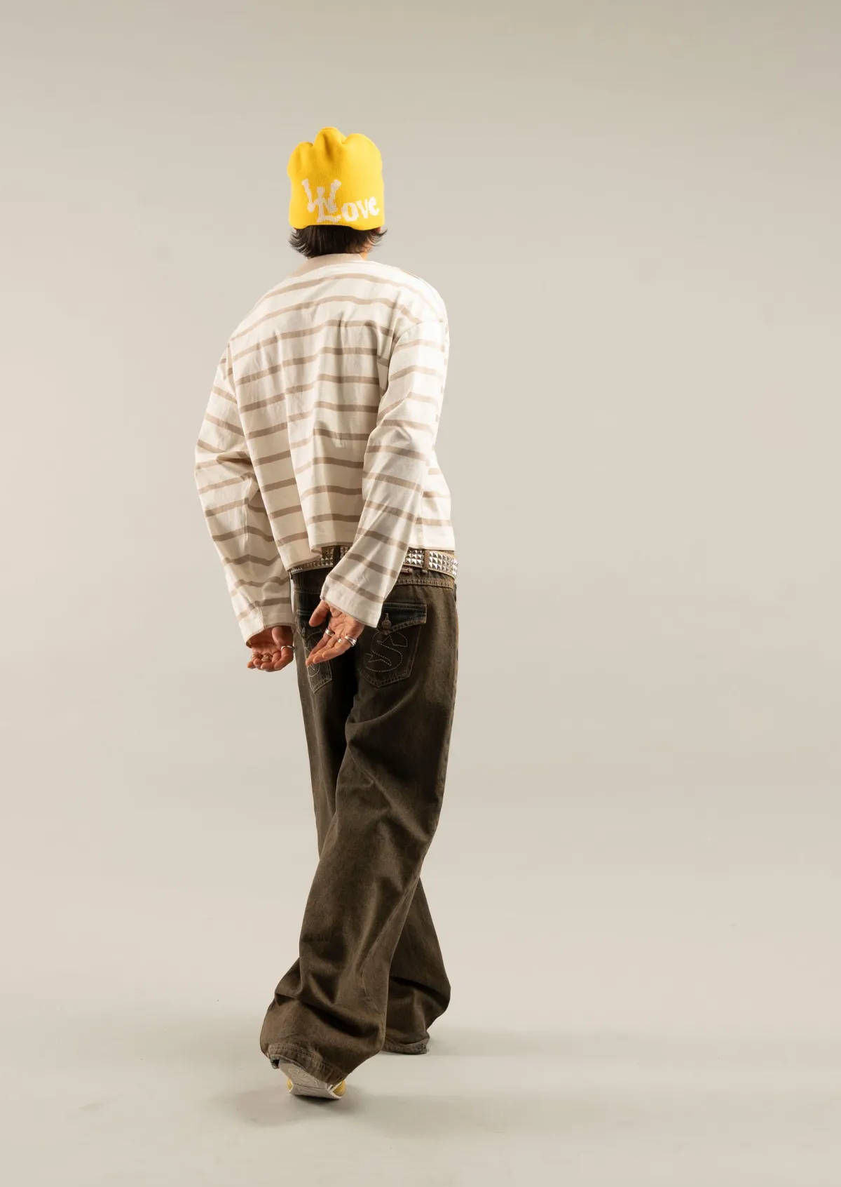 Scuffers Long Sleeves^Shield Brown Striped Longsleeve