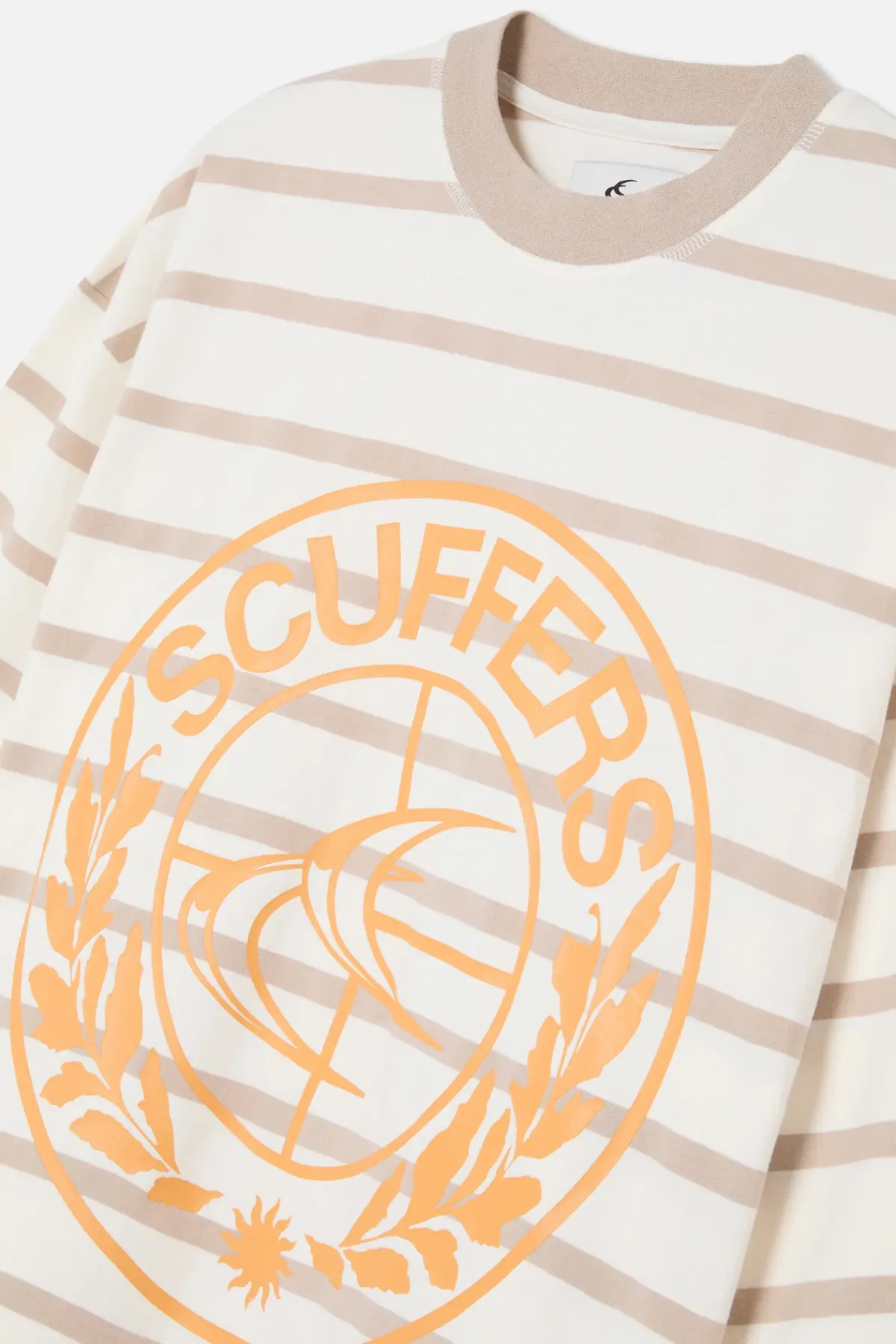 Scuffers Long Sleeves^Shield Brown Striped Longsleeve