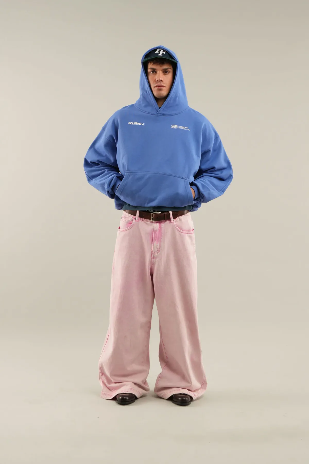 Scuffers Hoodies^Sign Blue Hoodie