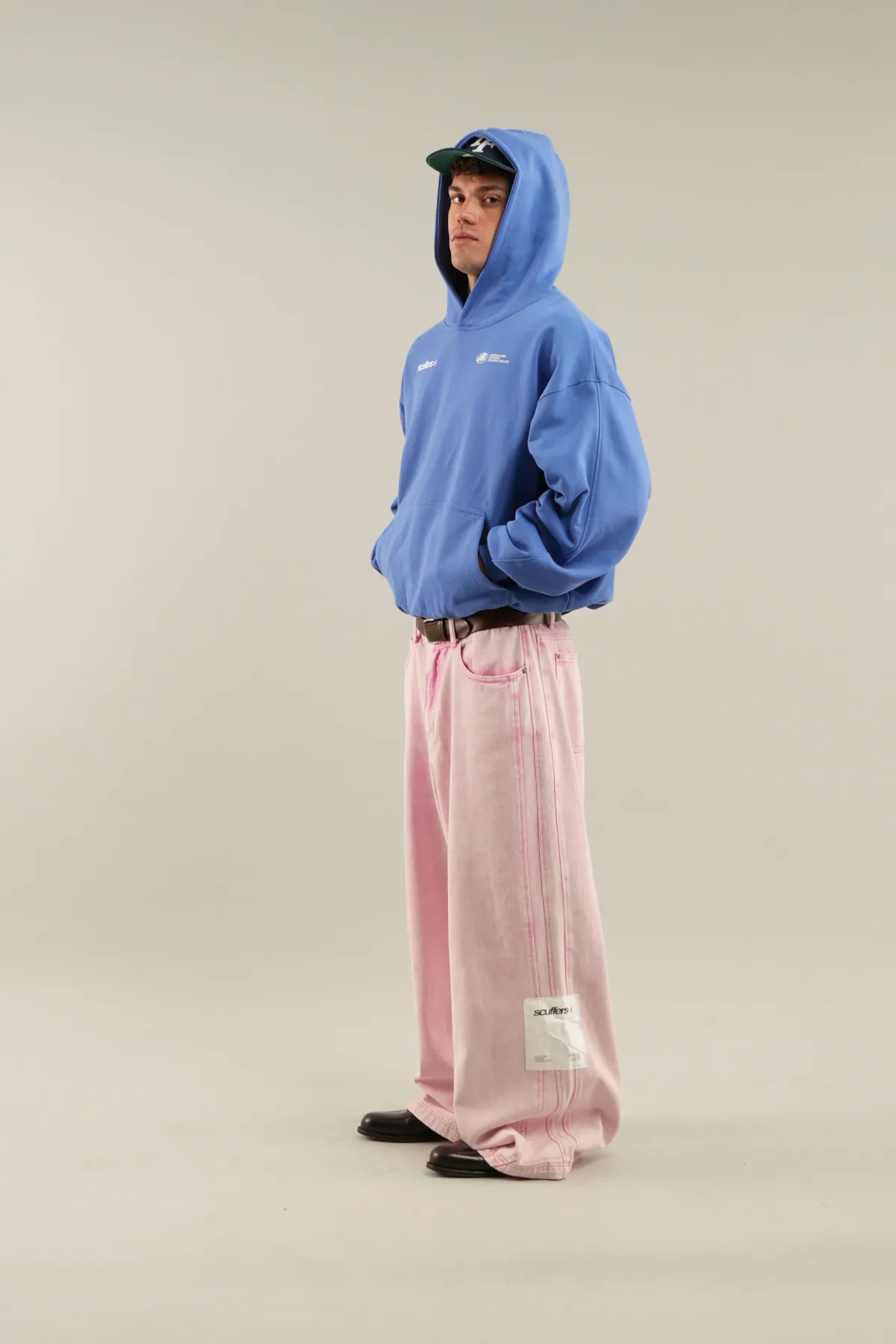 Scuffers Hoodies^Sign Blue Hoodie