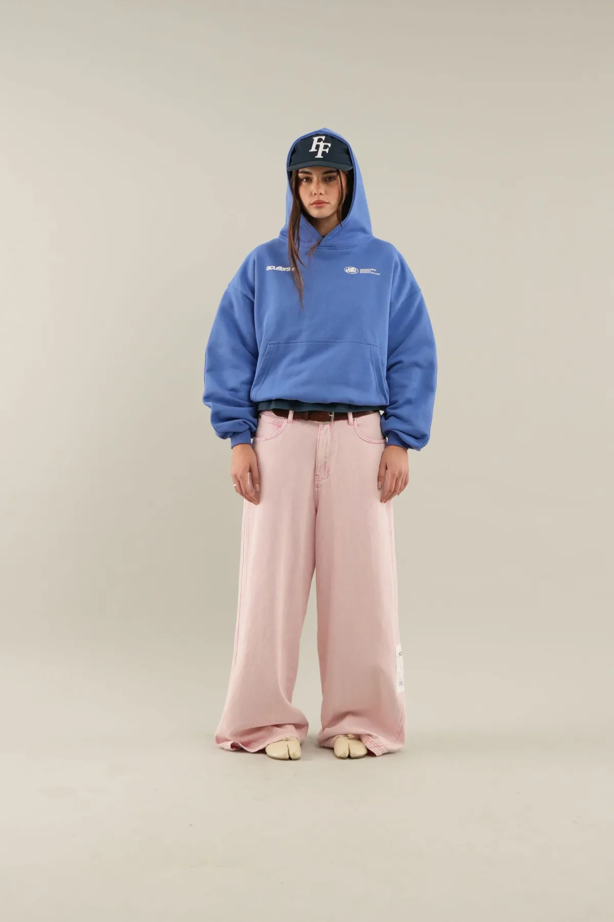Scuffers Hoodies^Sign Blue Hoodie