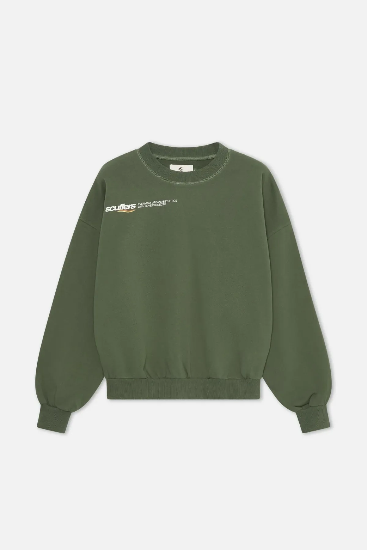 Scuffers Crewneck^Sign Green Crewneck