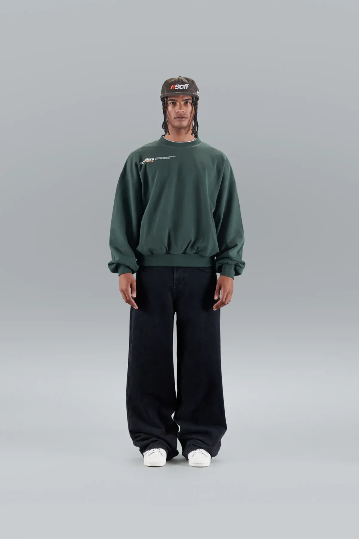 Scuffers Crewneck^Sign Green Crewneck