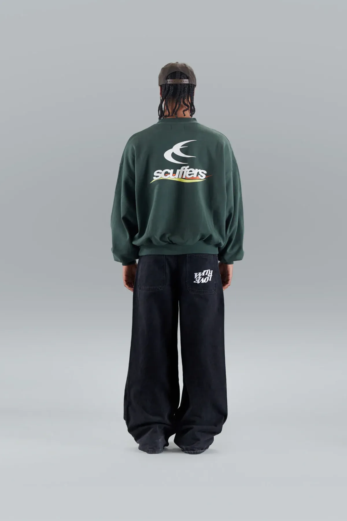 Scuffers Crewneck^Sign Green Crewneck